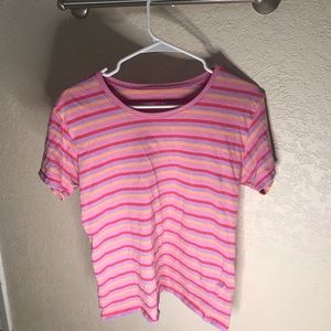 Pink Striped Tshirt